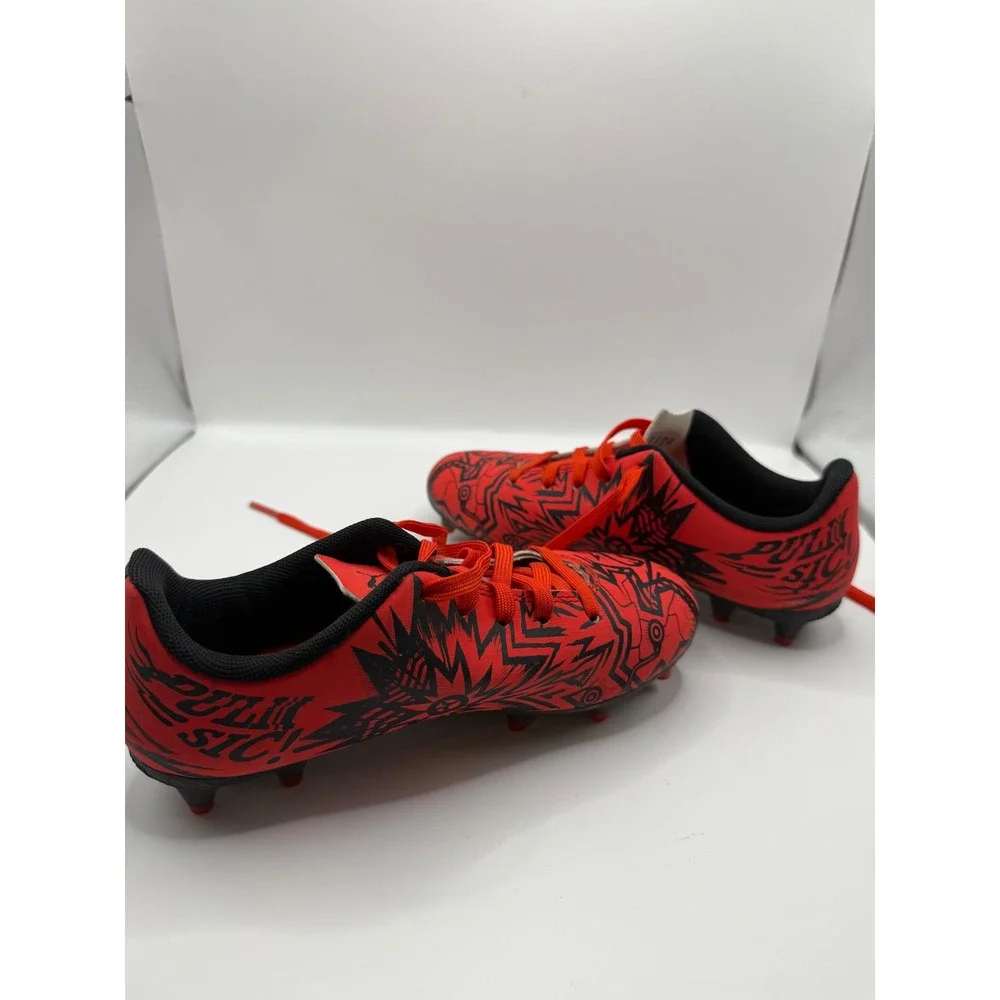 Puma Ultra Play Pulisic Youth Soccer Cleats Red Black Graphic 107500-01 Size 13Y